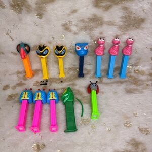 PEZ Candy Dispensers BUGZ Series Lot of 12 Bugs Insects, Toy, Collectibles Pixar